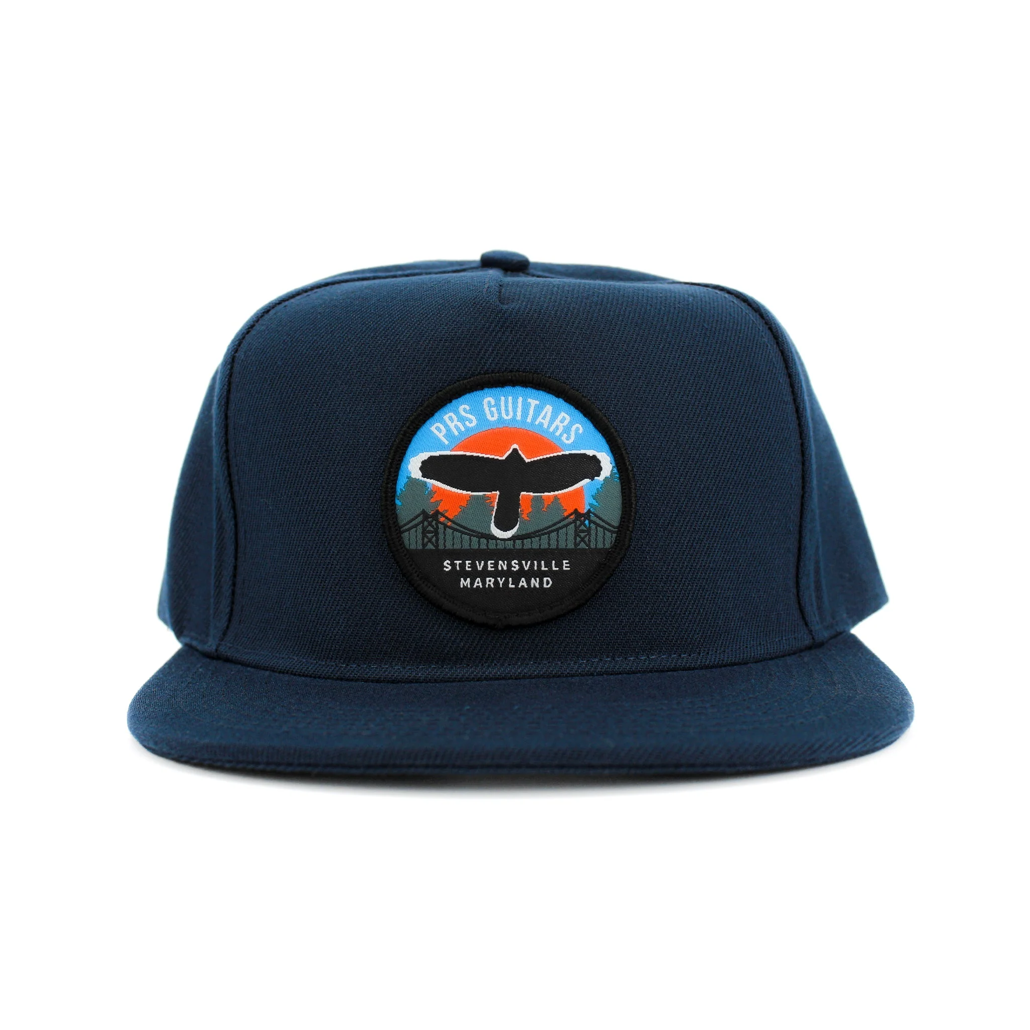 CHESAPEAKE Chesapeake Flat Brim Hat with Embroidered PRS Patch