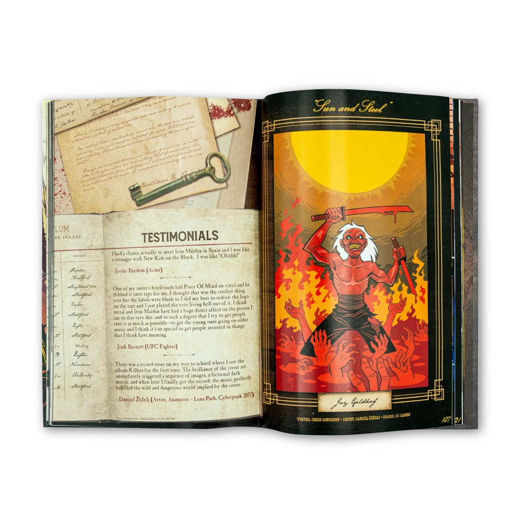 Iron Maiden Piece of Mind Hardcover Graphic Novel Edition