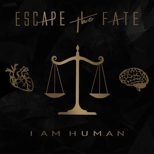 ESCAPE THE FATE 'I AM HUMAN' Black Vinyl LP