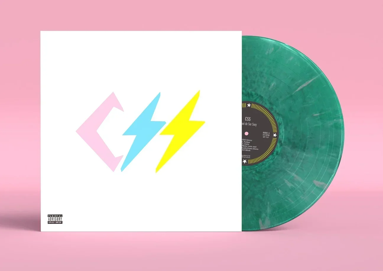 CSS 'CANSEI DE SER SEXY' LP (Metallic Green/Silver Vinyl)