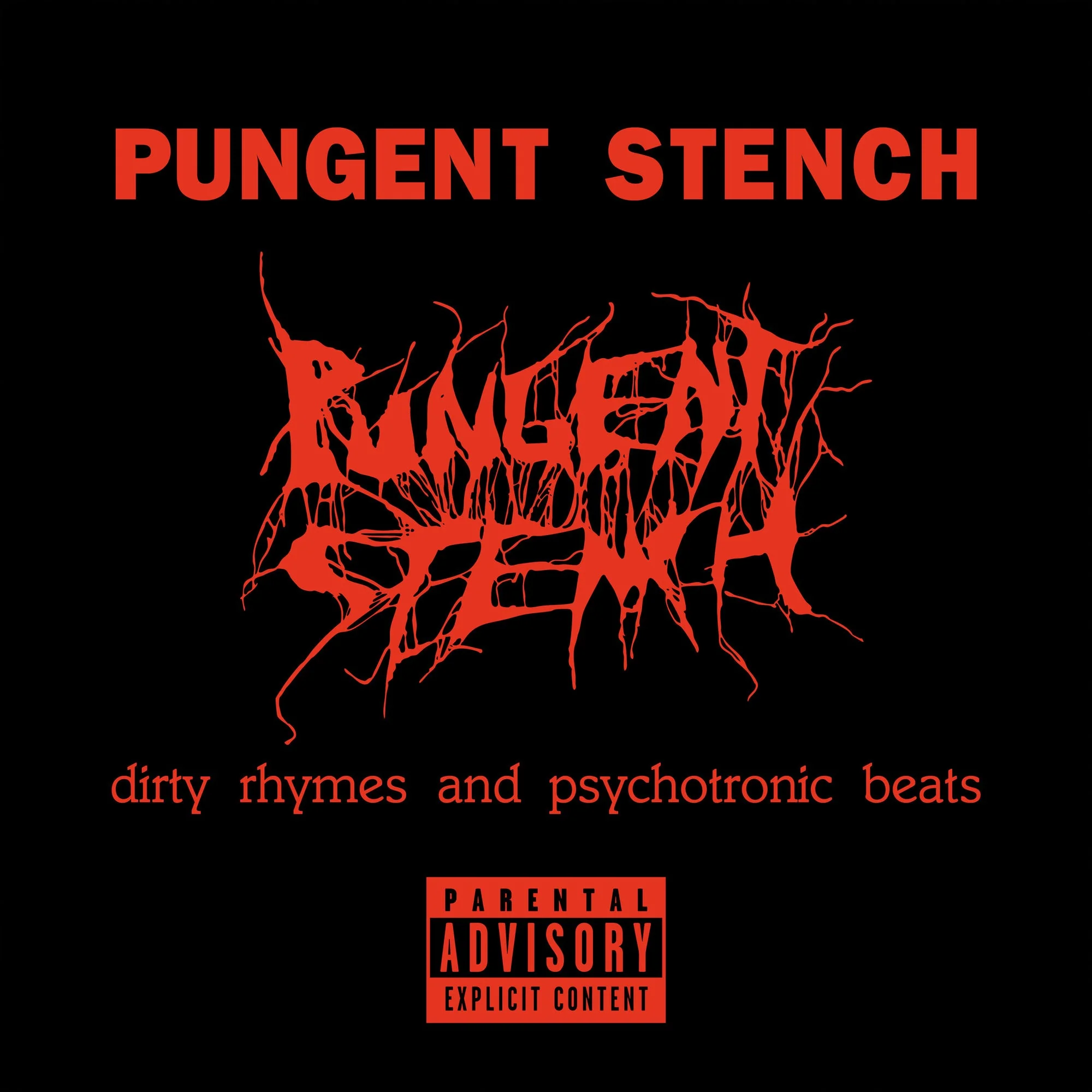 PUNGENT STENCH《Dirty RHYMES & PSYCHOTRONIC Beats》LP 黑色黑胶死亡金属 EP