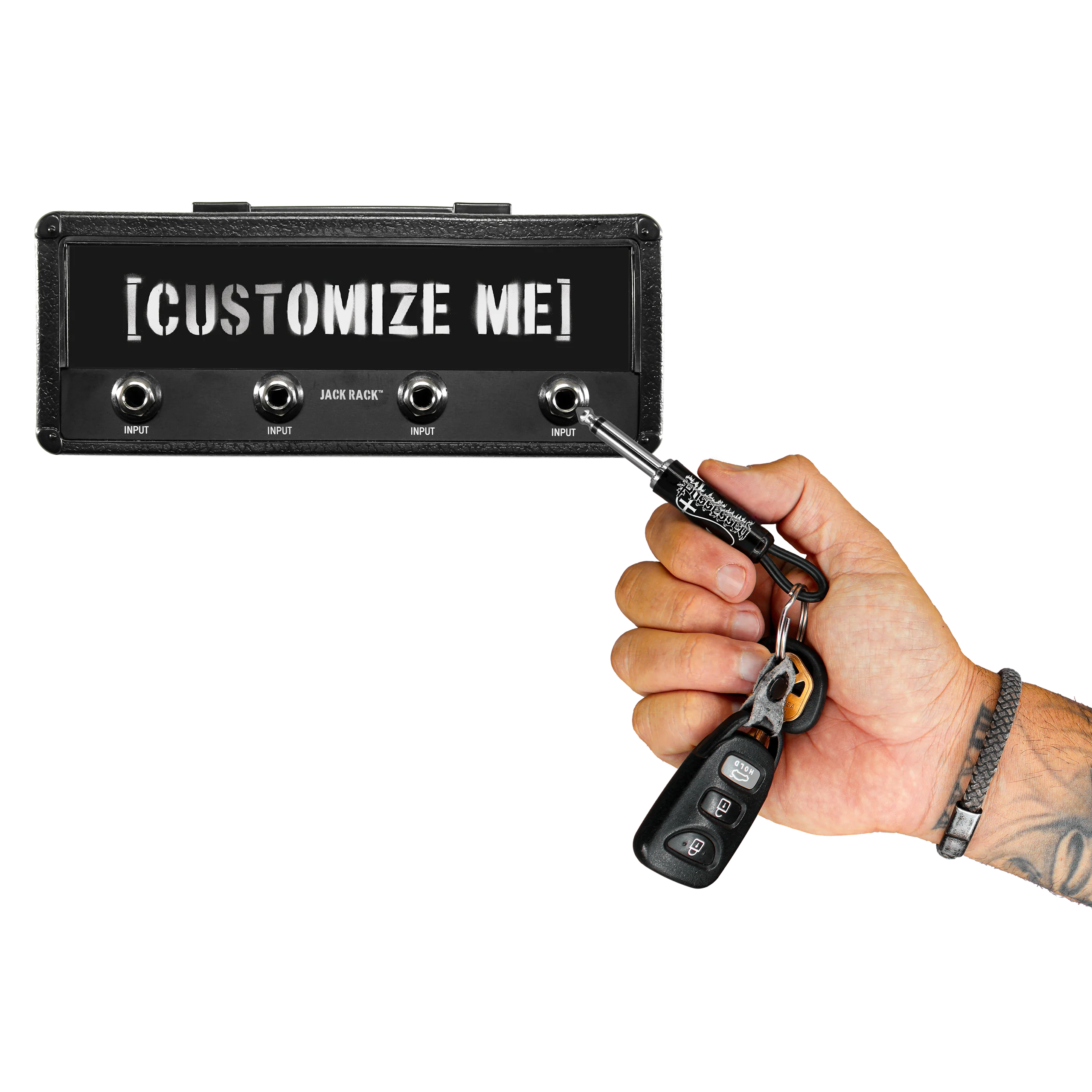 POSSESSED Logo GUITAR Plug KEYCHAIN Metal Keychain