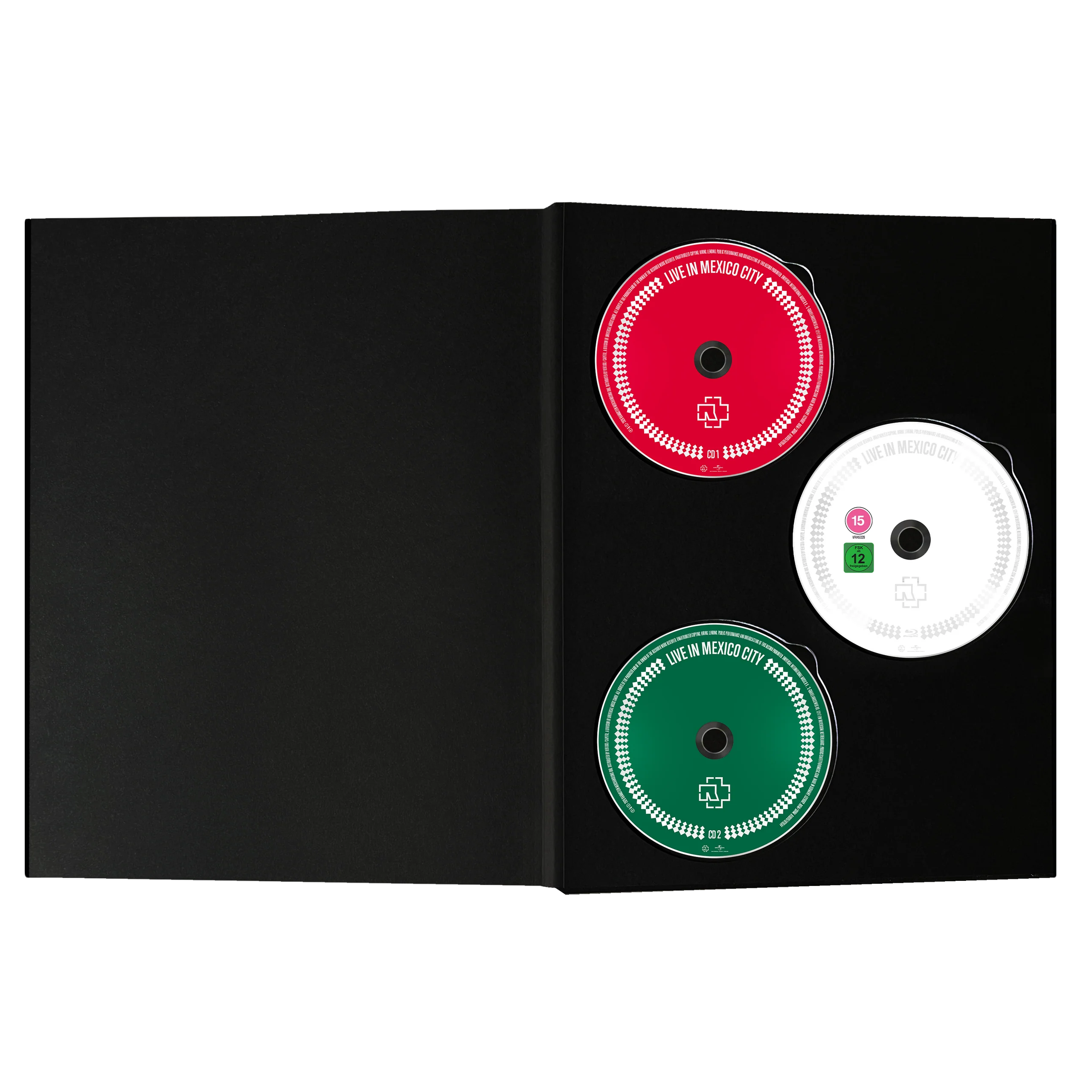 RAMMSTEIN《LIVE IN MEXICO CITY》2CD + BLU-RAY