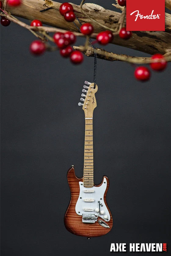 Officially Licensed 6 Inch '50s Stratocaster Holiday Ornament FENDER SELECT STRATOCASTER GUITAR HOLIDAY ORNAMENT