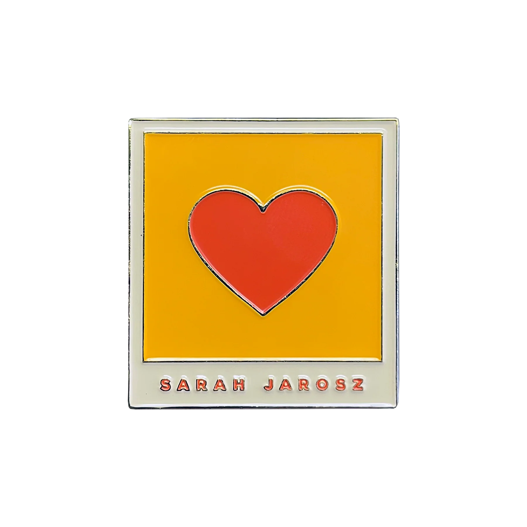 SARAH JAROSZ 'POLAROID LOVERS' ENAMEL PIN