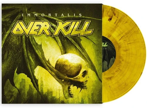 OVERKILL 'IMMORTALIS' LP Yellow Marble Vinyl 14th Studio Album