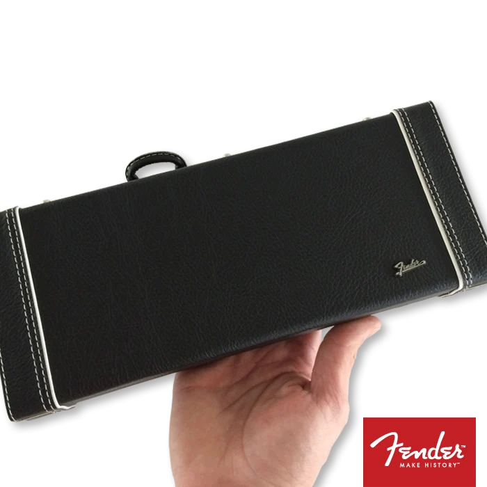 FENDER™ MINIATURE BLACK GUITAR CASE WITH DIECAST LOGO