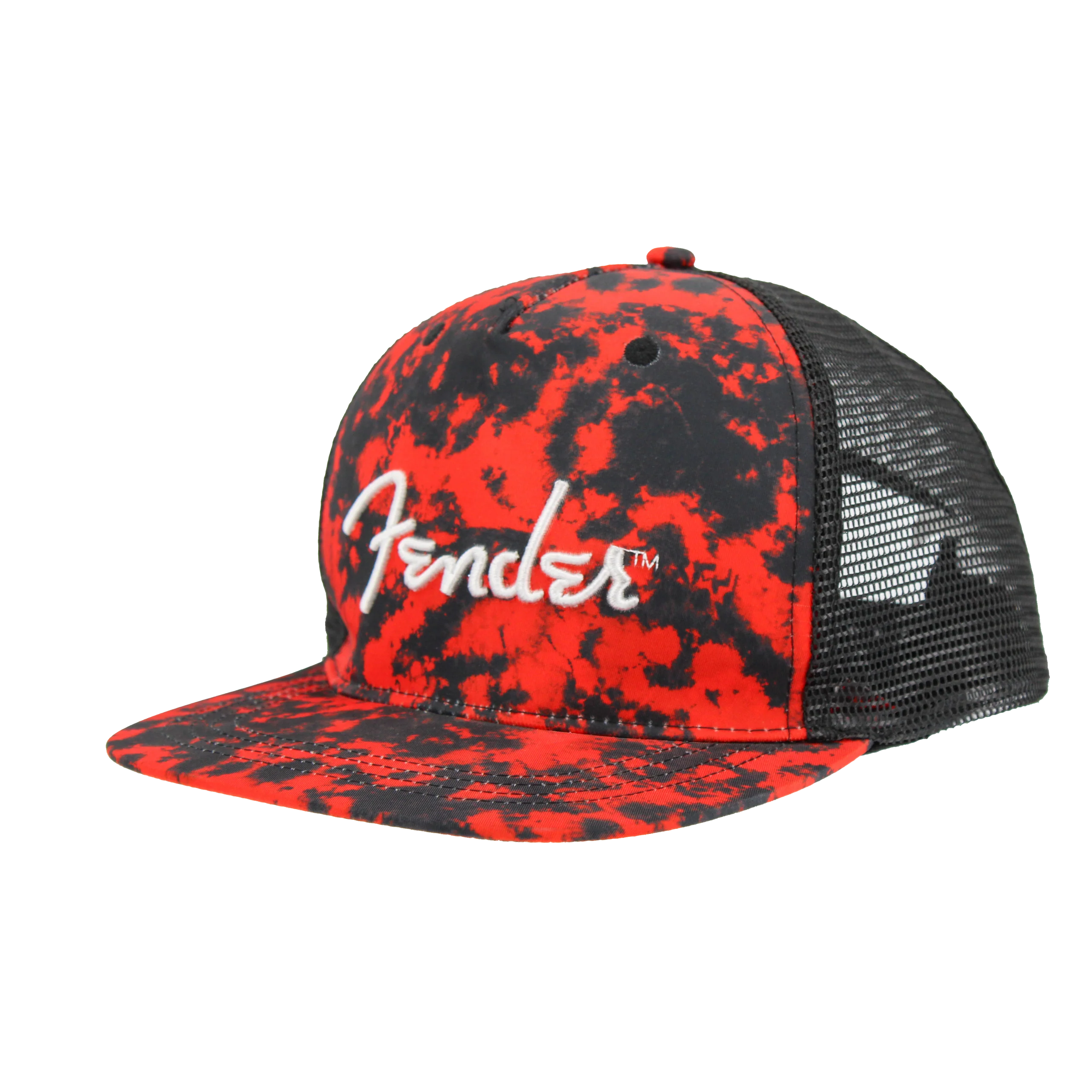 FENDER Red Rival Hat With Structured Crown and Embroidered Logo