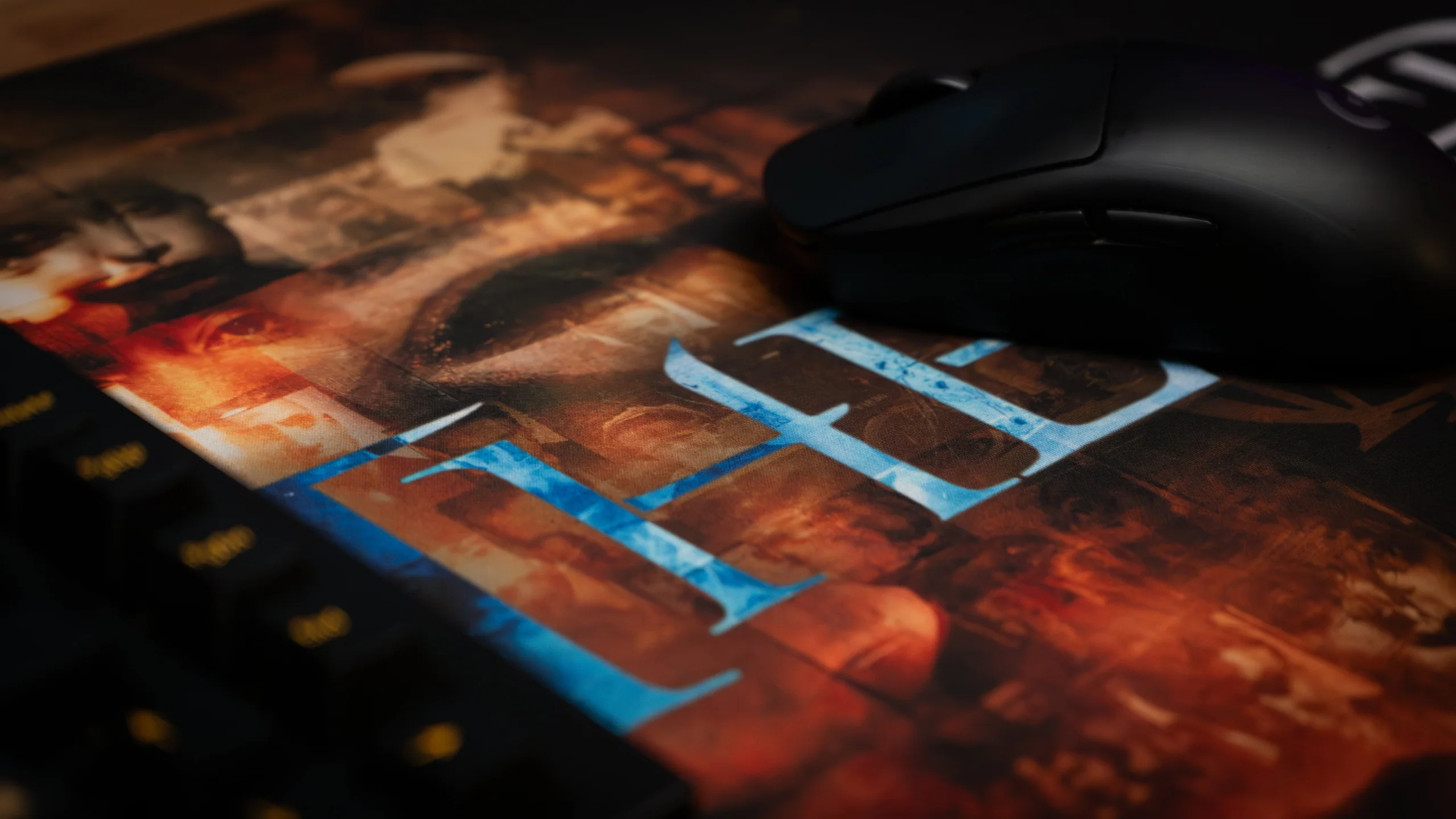 METROPOLIS Dream THEATER DESKMAT with Stitched Edges and Rubber Base