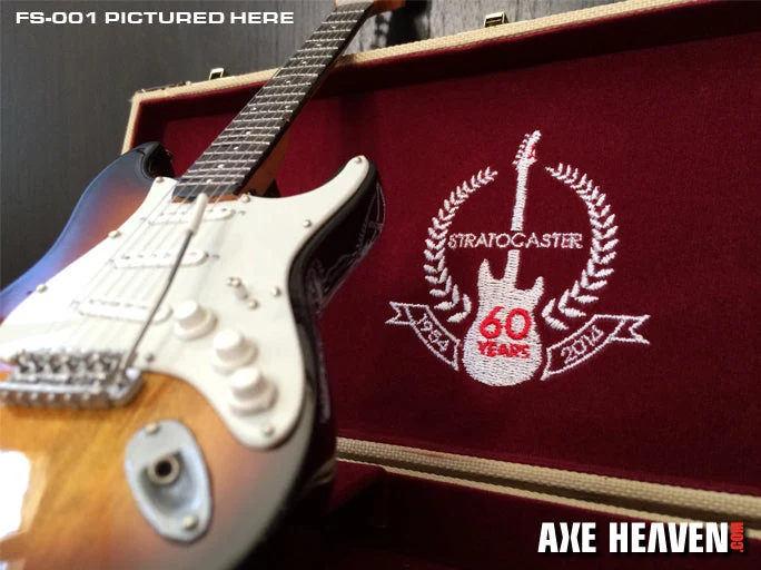 60TH ANNIVERSARY FENDER™ SUNBURST STRAT™ GUITAR & CASE SET COLLECTION