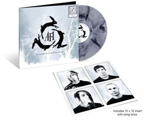 AFI 'DECEMBERUNDERGROUND' LP 20th Anniversary Transparent Smoke Vinyl