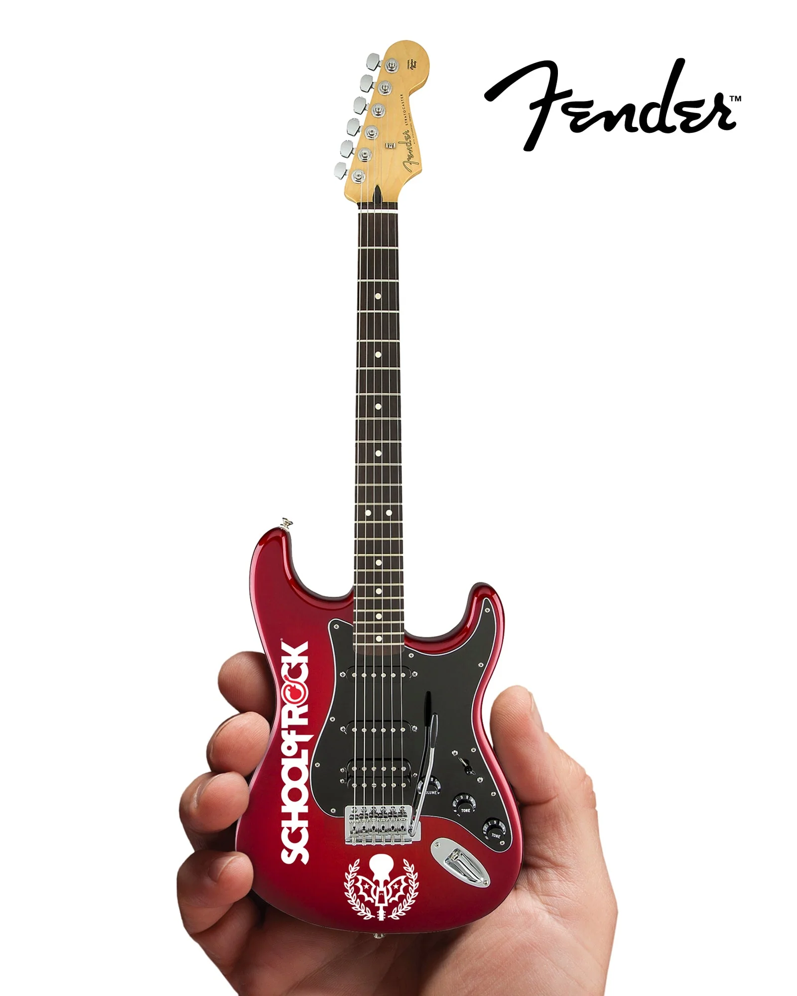 SCHOOL OF ROCK® FENDER® SPECIAL EDITION STANDARD STRATOCASTER CANDY RED BURST MINI GUITAR