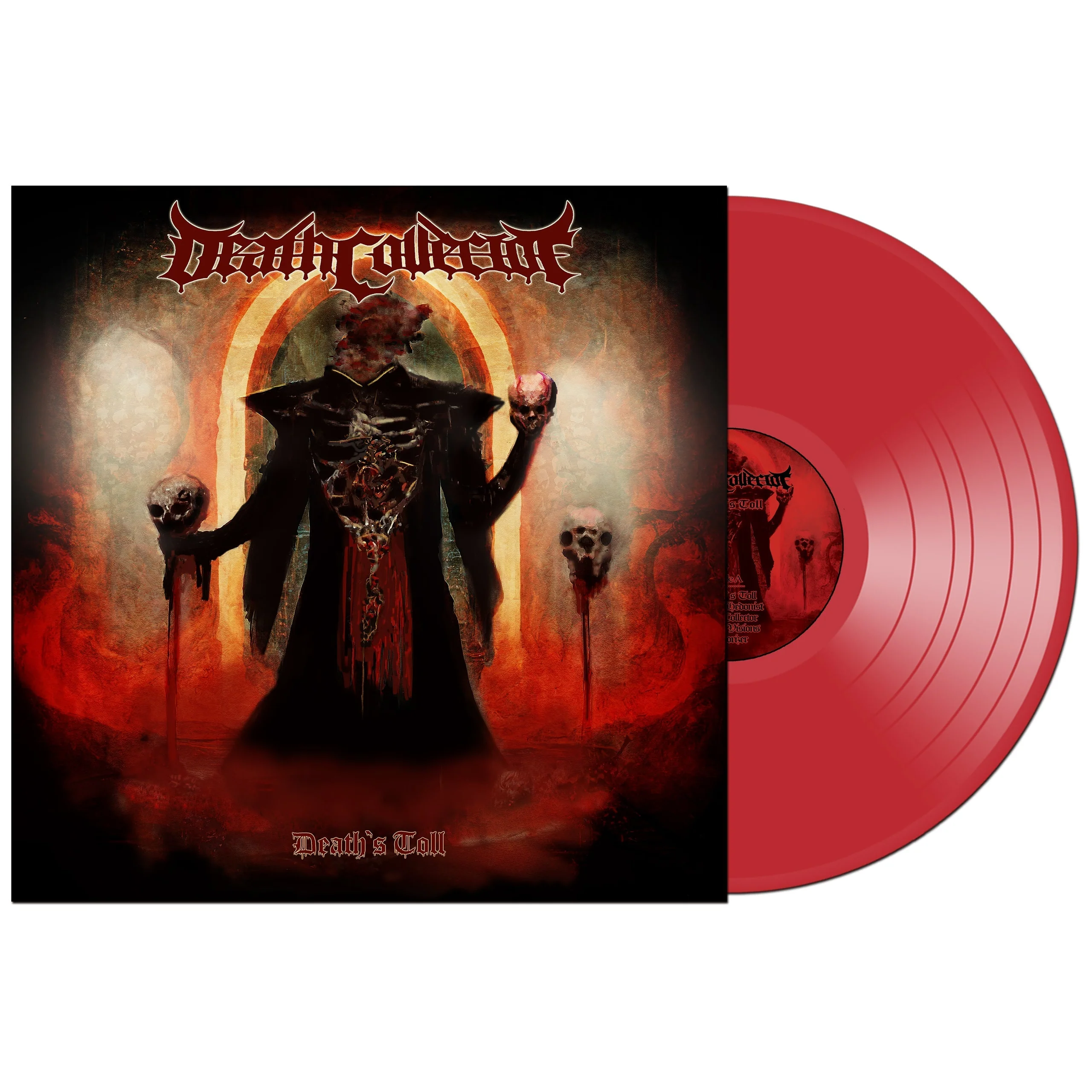 DEATHCOLLECTOR Death's Toll LP on Red Vinyl, DeathCollector Debut