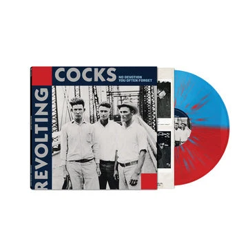 REVOLTING COCKS 'NO DEVOTION/YOU OFTEN FORGET' LP（红蓝分色泼溅黑胶）
