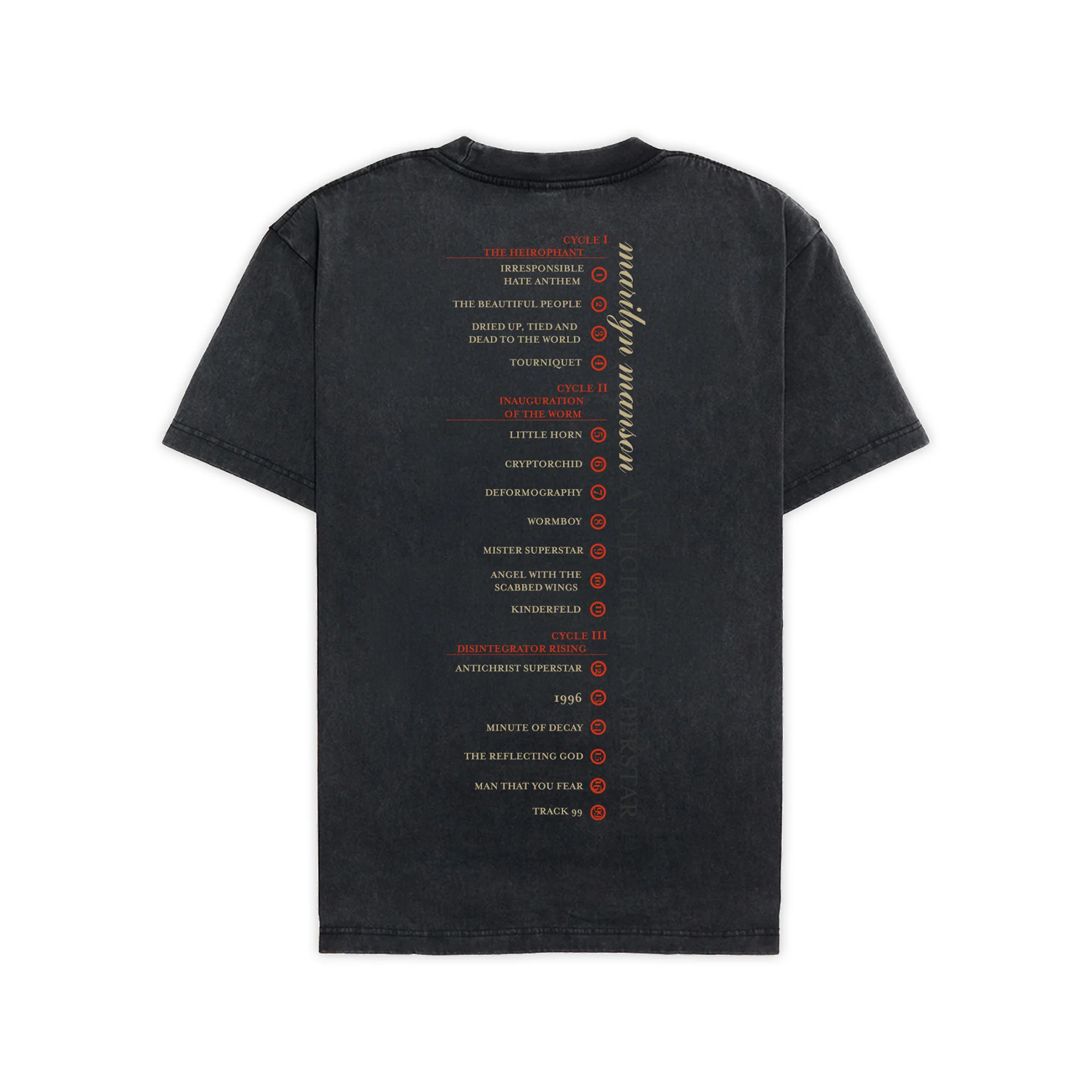 MARILYN MANSON 'ANTICHRIST SUPERSTAR' 30th ANNIVERSARY BUNDLE with Vinyl, Tee and Slipmat