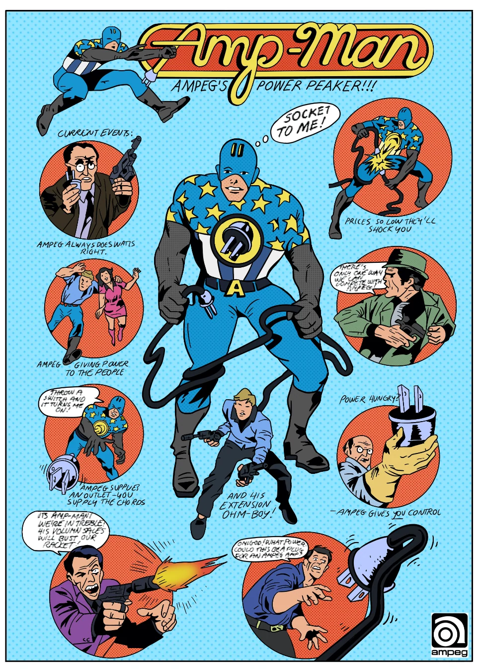 AMP-MAN LIMITED EDITION 1/75 POSTER