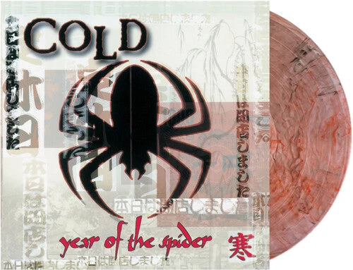 COLD 'YEAR OF THE SPIDER' LP (Clear/Black/Red Swirl Vinyl)