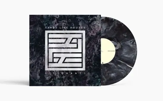 HANDS LIKE HOUSES 'DISSONANTS' 10TH ANNIVERSARY LP (Black Ice/White Wave Vinyl)