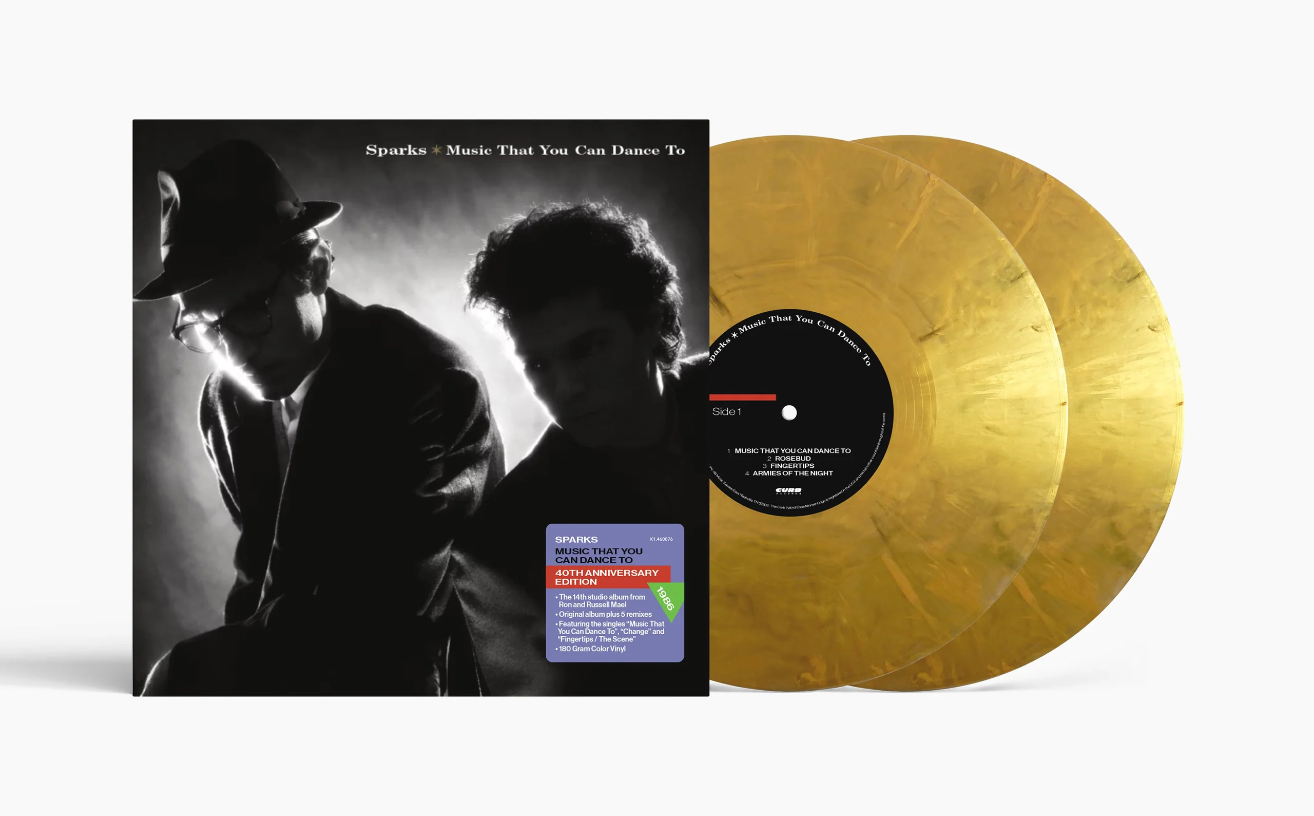 SPARKS 'MUSIC THAT YOU CAN DANCE TO' 2LP (Deluxe, 40th Anniversary, Color Vinyl)