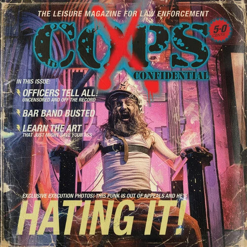 X-COPS 'CONFIDENTIAL' 7" Cop Blue Vinyl Single