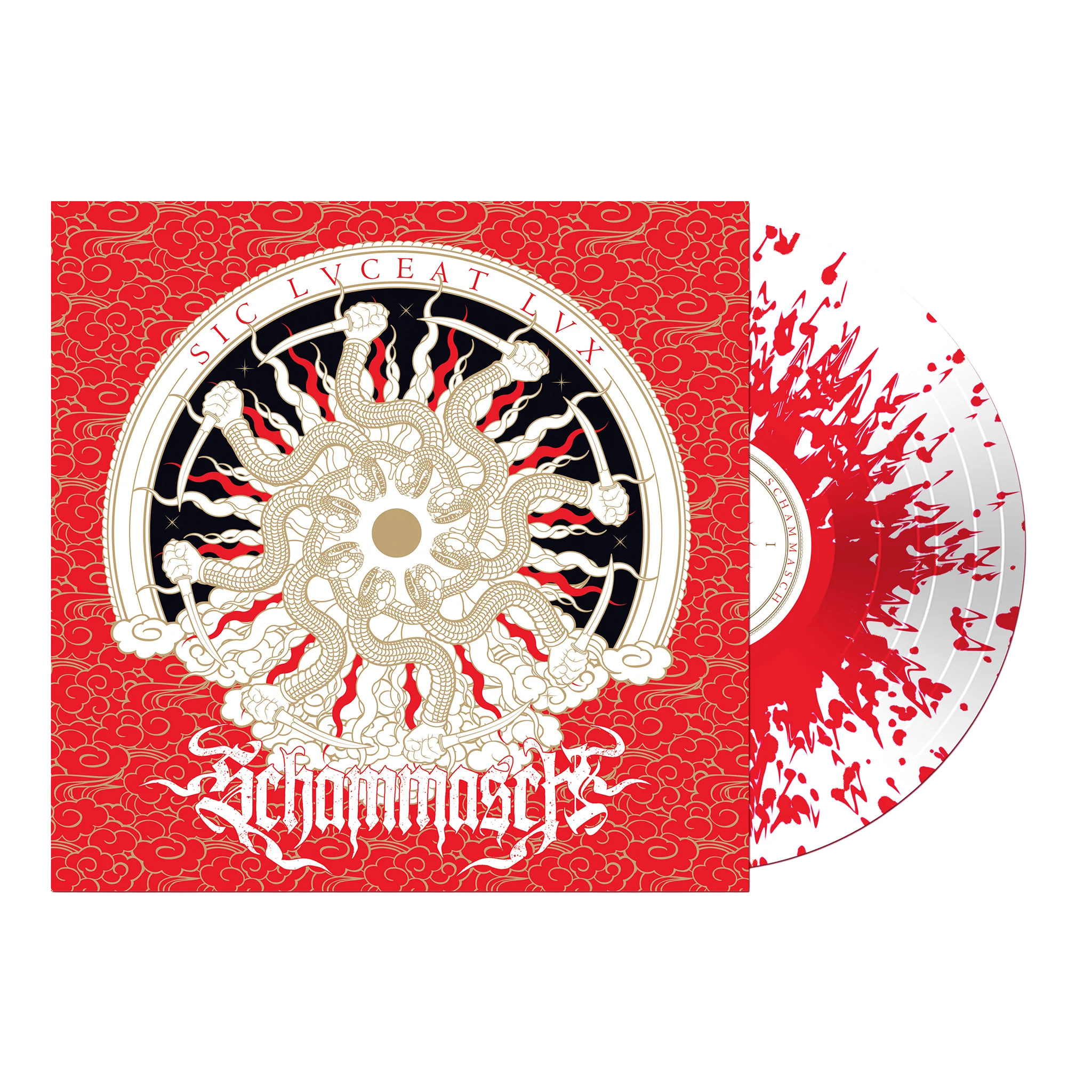 SCHAMMASCH 'SIC LVCEAT LVX' LP (White w/ Red Splatter Vinyl)