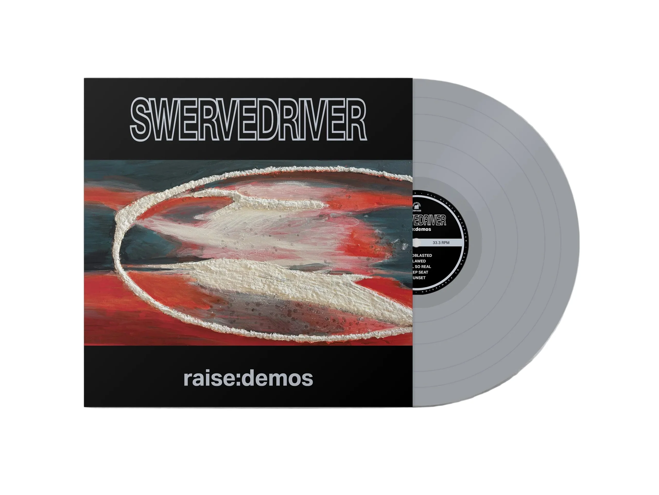 SWERVEDRIVER 'RAISE: DEMOS' LP (Limited, Silver Vinyl)