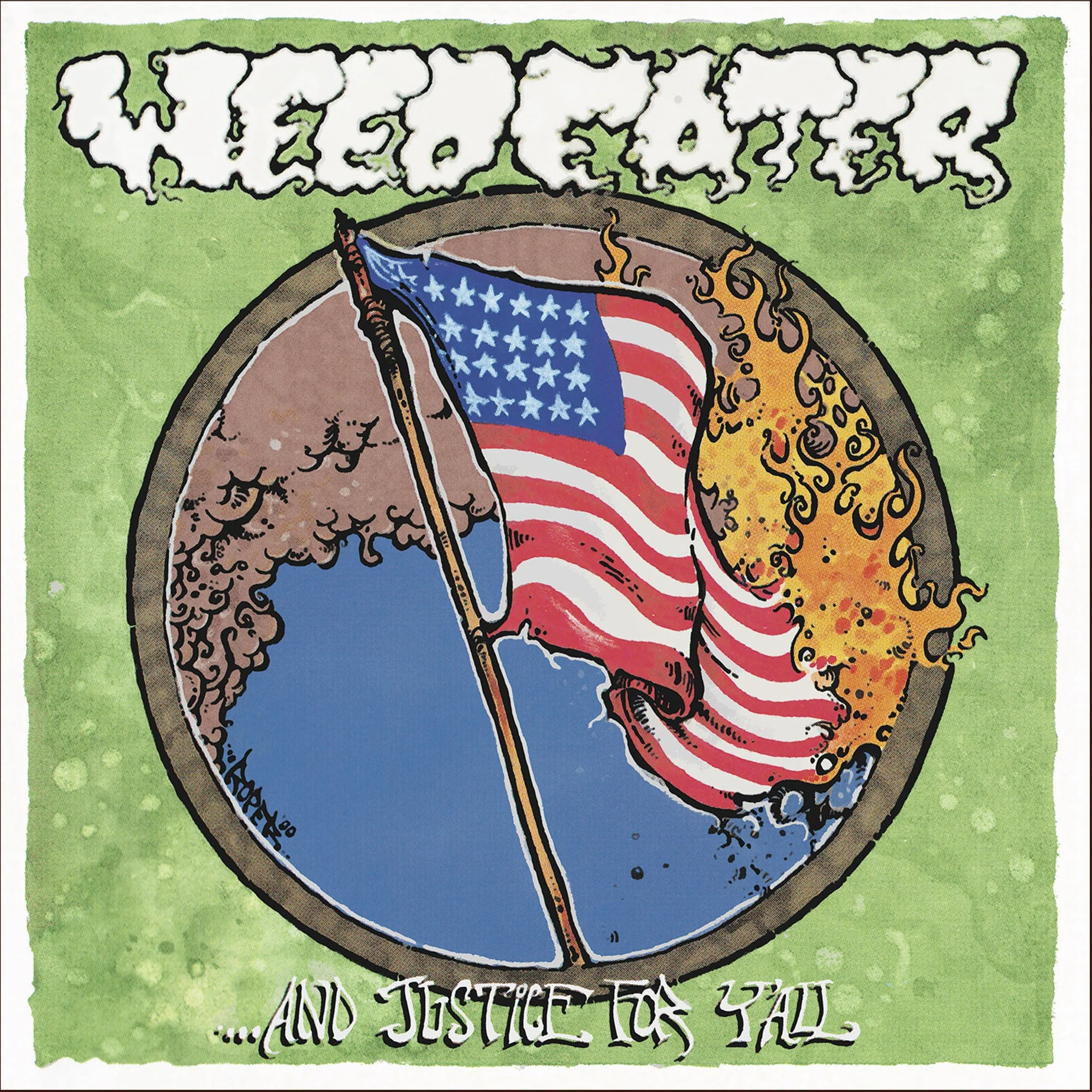 WEEDEATER 'AND JUSTICE FOR Y'ALL' LP (Clear/Red/Blue Splatter Vinyl)