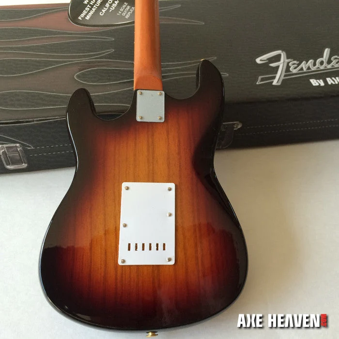 Officially Licensed Mini Sunburst Stratocaster Replica Guitar OFFICIALLY LICENSED SUNBURST FENDER GUITAR TORTOISE PICKGUARD with Tortoise Pickguard