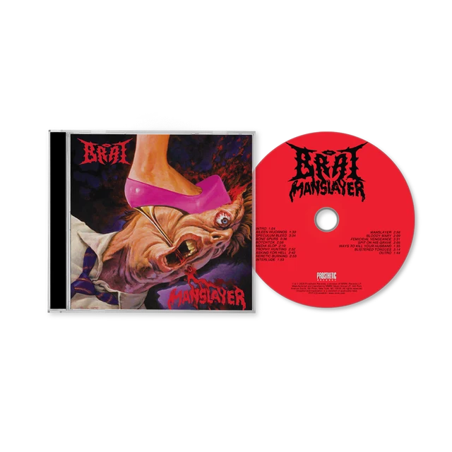 BRAT 'MANSLAYER' CD with 17 Tracks from Prosthetic Records