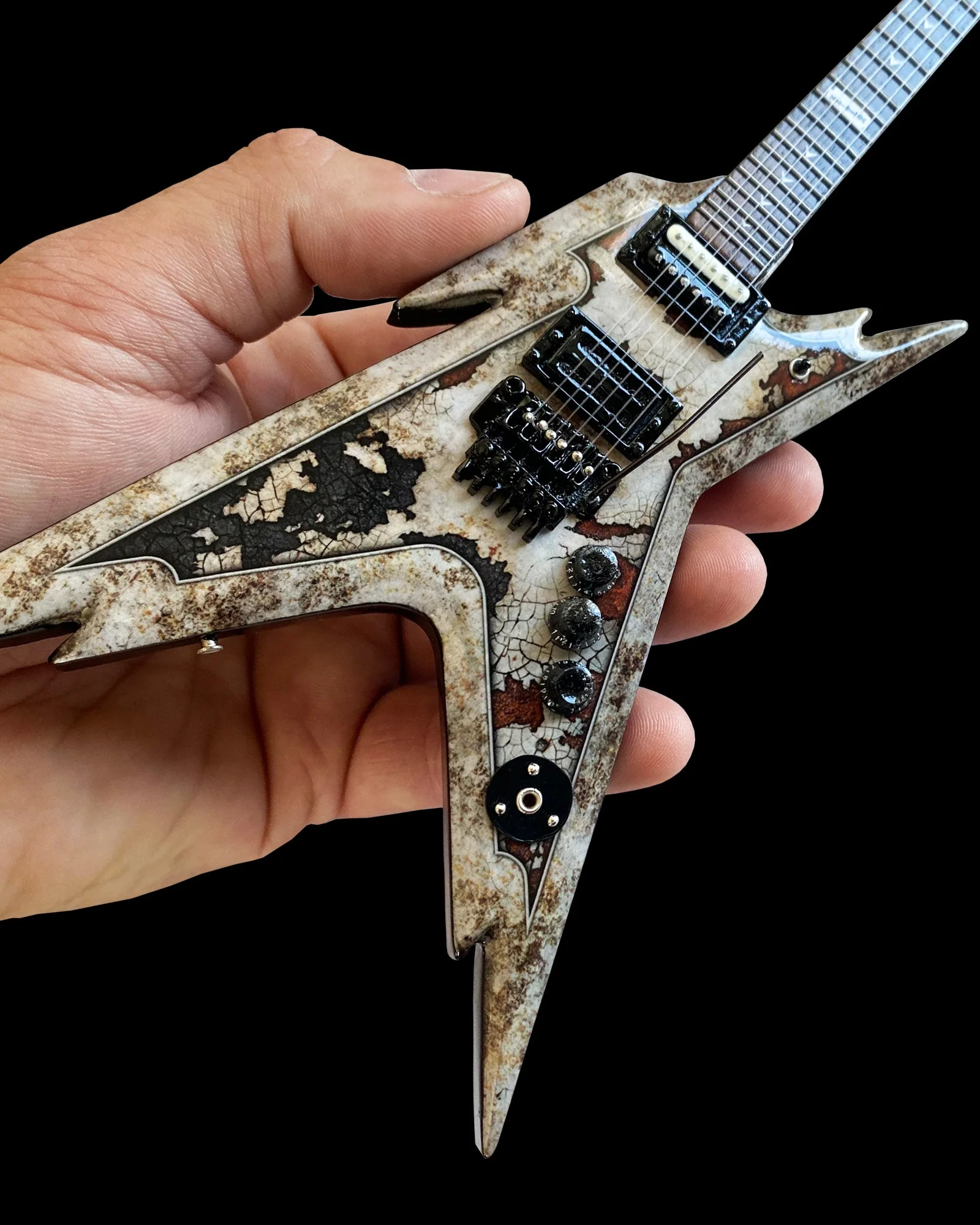 DEAN DIMEBAG RUST RAZORBACK MINI GUITAR - OFFICIALLY LICENSED