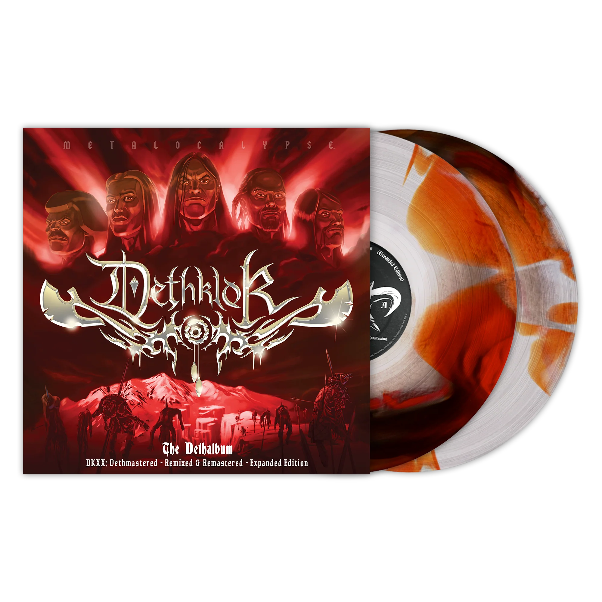 DETHKLOK ‘THE DETHALBUM DKXX: DETHMASTERED’ 2LP (Exclusive – Limited to 500 Each)