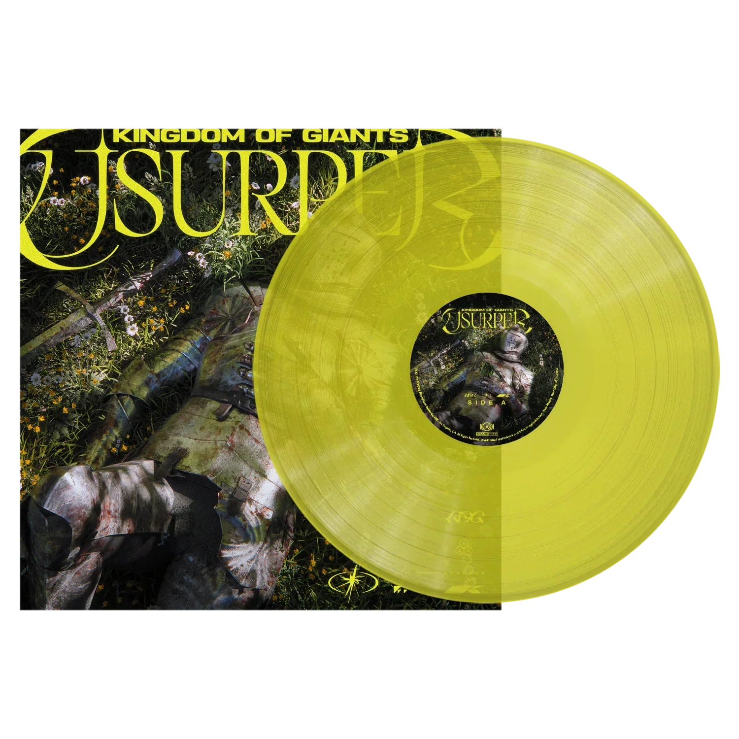 KINGDOM OF GIANTS 'USURPER' LP (Transparent Yellow Vinyl)