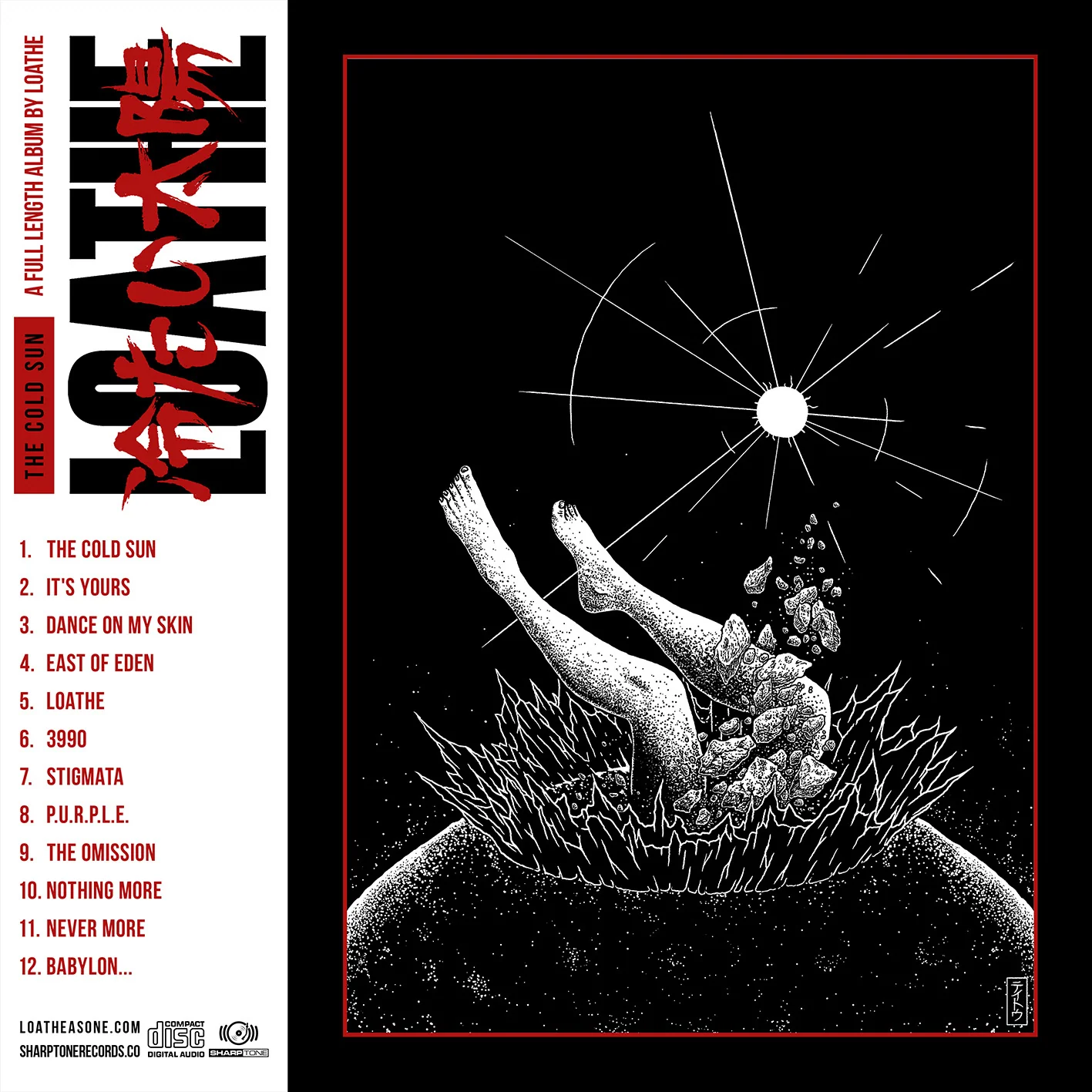 The Cold Sun LP by LOATHE on Black Vinyl