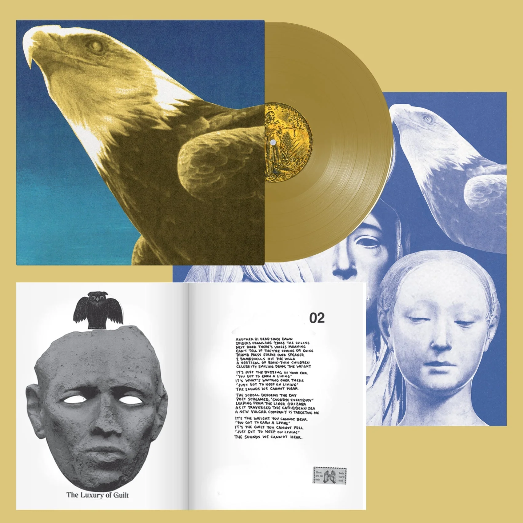 PROTOMARTYR 'Hotel Usona' LP Gold Vinyl with Zine and Poster