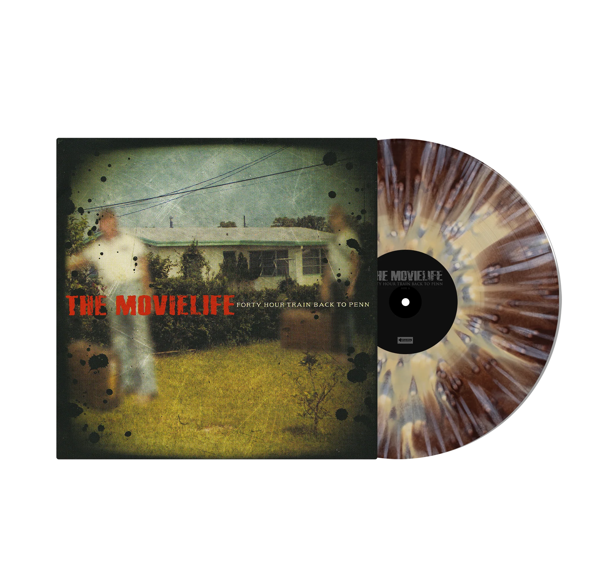 THE MOVIELIFE ‘FORTY HOUR TRAIN BACK TO PENN’ LP（独家版 – 限量 300 张，棕色与卡士达色黑胶配骨白色泼溅纹）