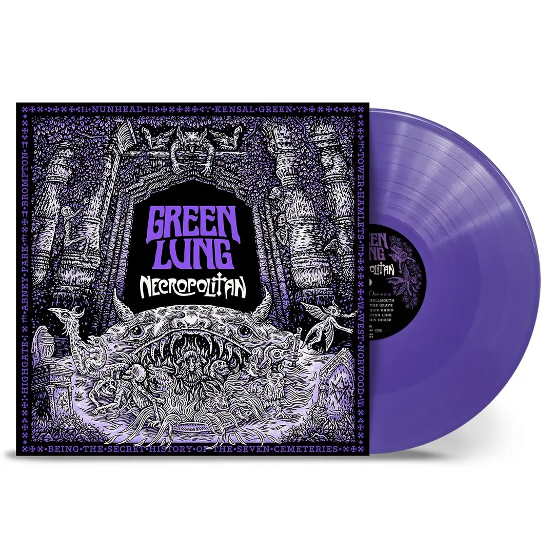 Green Lung 'NECROPOLITAN' LP on Purple Vinyl