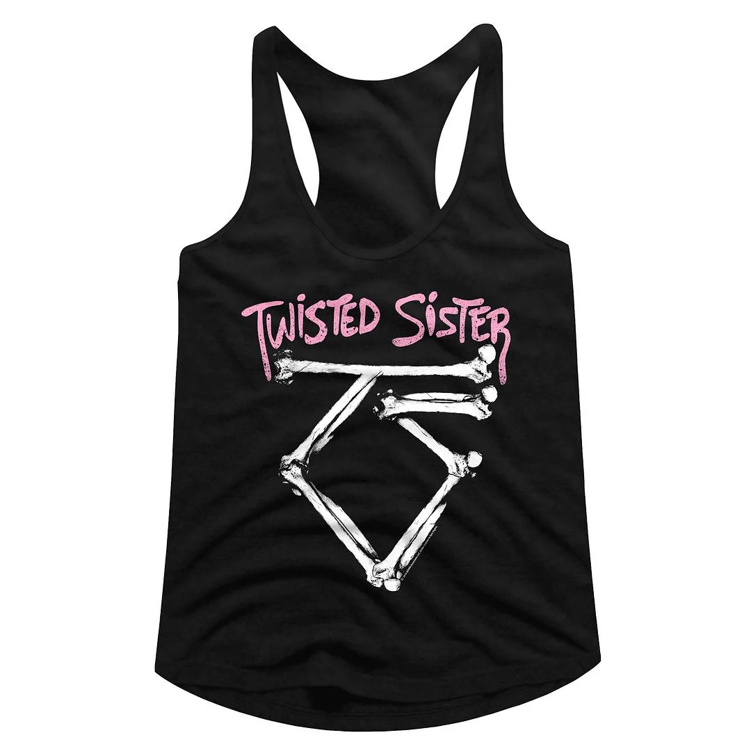 TWISTED SISTER - BONE LOGO LADIES SHIRT