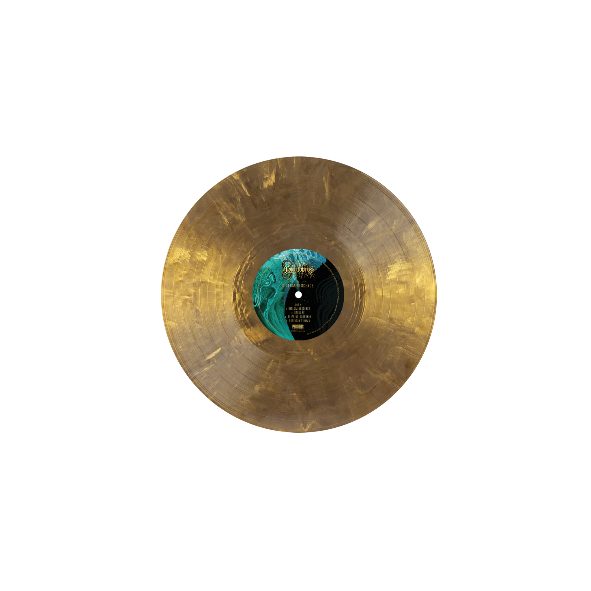 DAWN OF OUROBOROS 'BIOLUMINESCENCE' LP on Gold Black Ice Vinyl