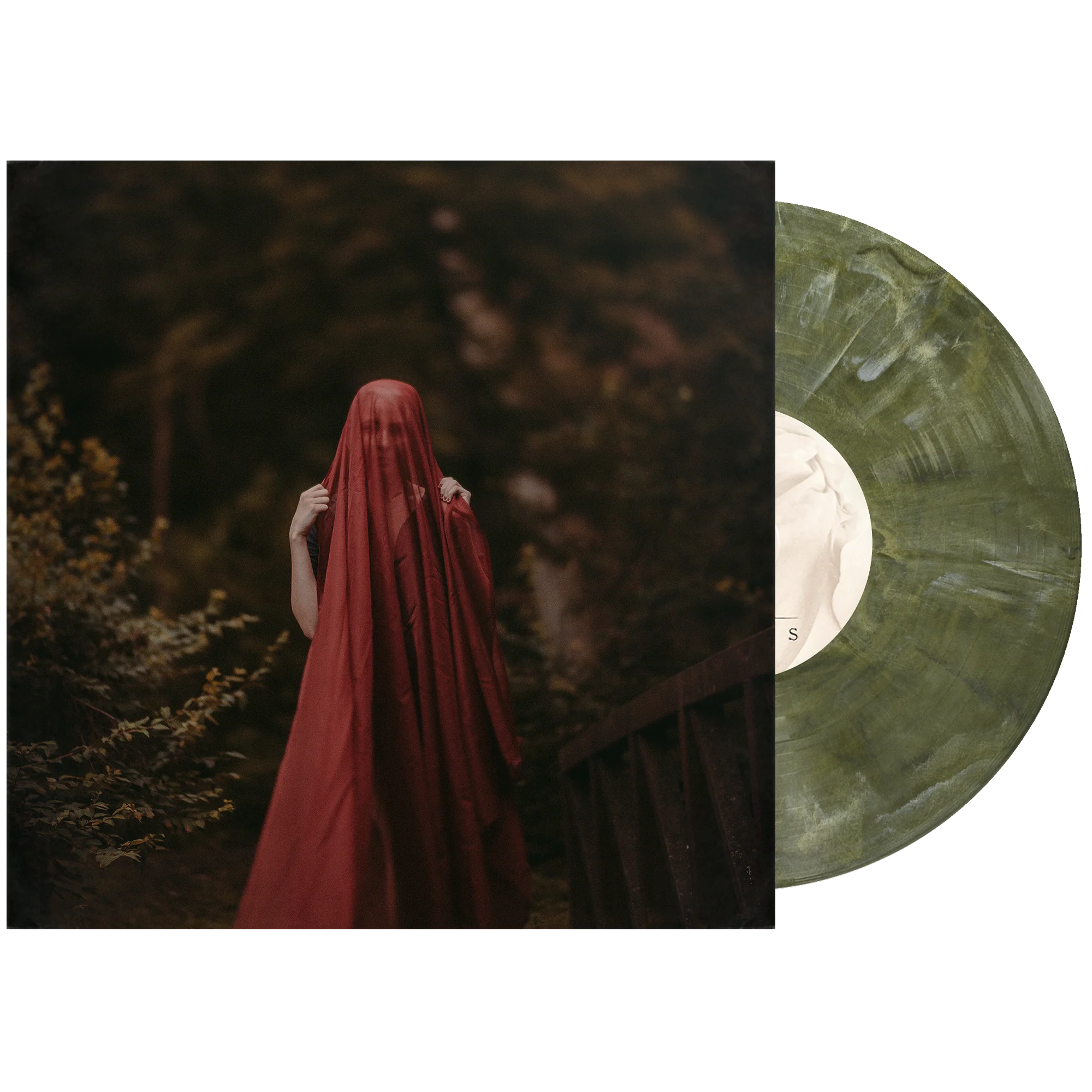 BAD OMENS Self-Titled LP 10th Anniversary Silver Green Shimmer Marble
