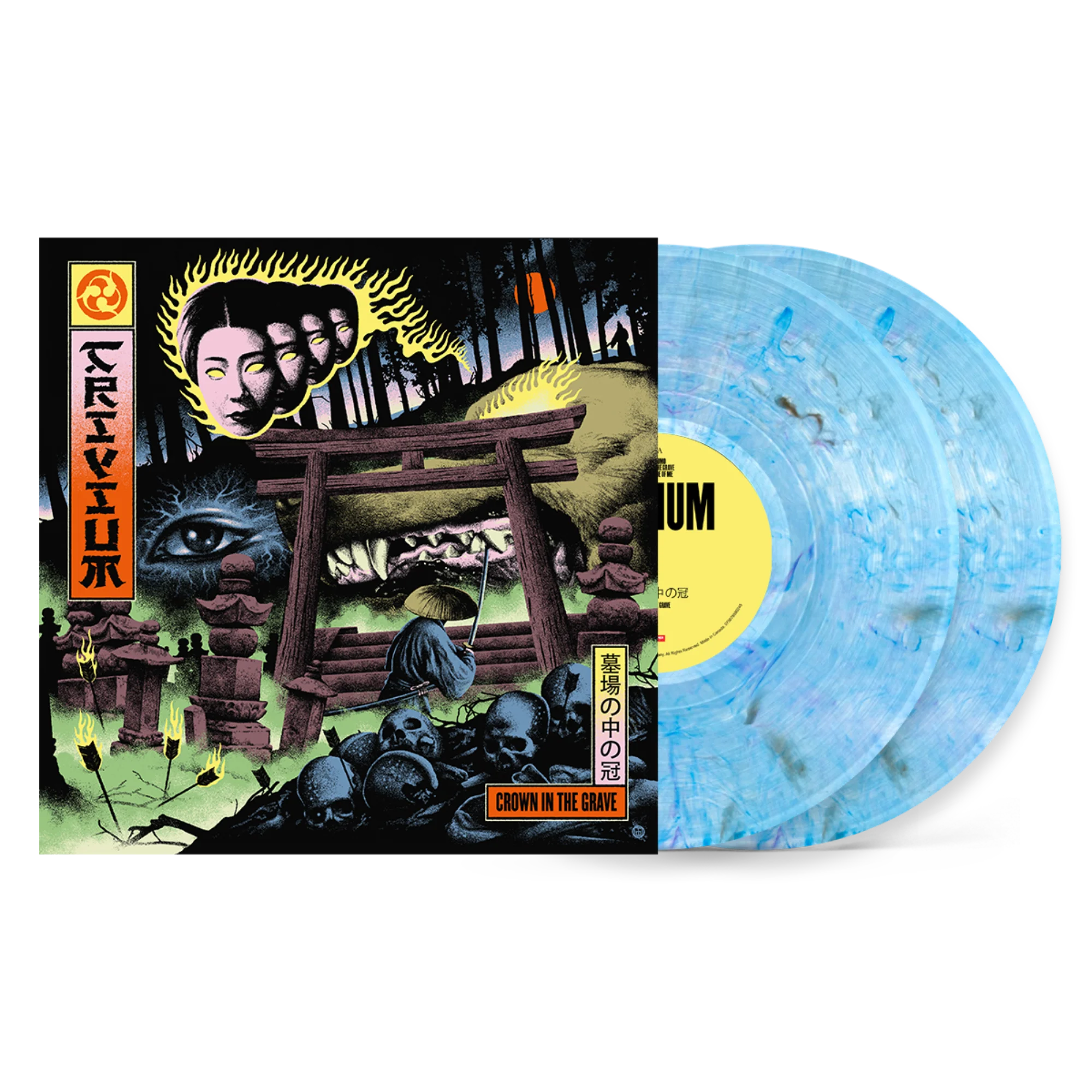 TRIVIUM《CROWN IN THE GRAVE》2LP（独家版——限量500张，Blue Dreams 黑胶）