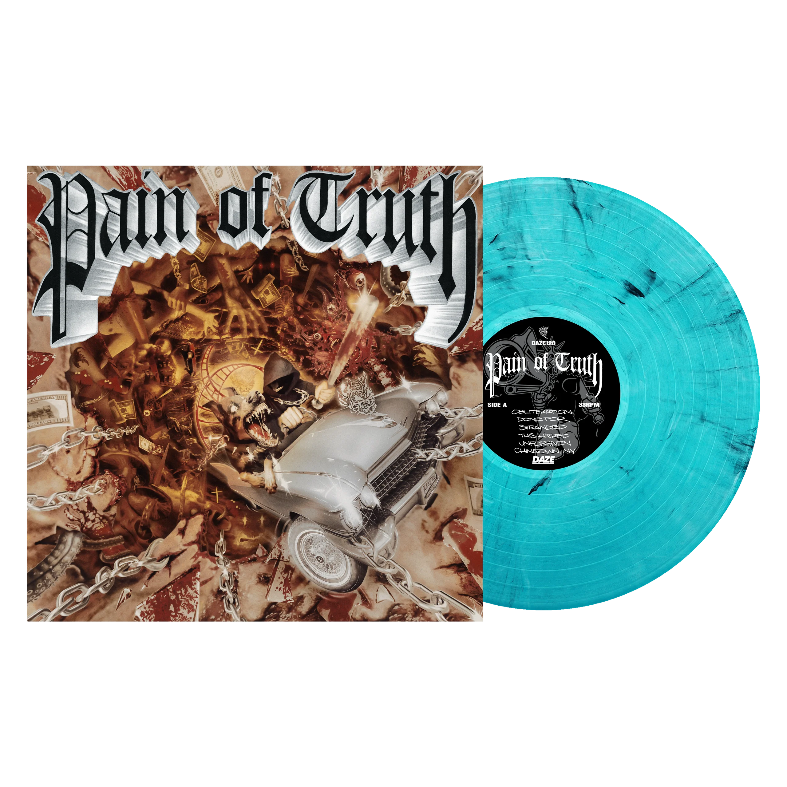 PAIN OF TRUTH 'PAIN OF TRUTH' LP Sea Blue Smoke Vinyl, Limited to 150