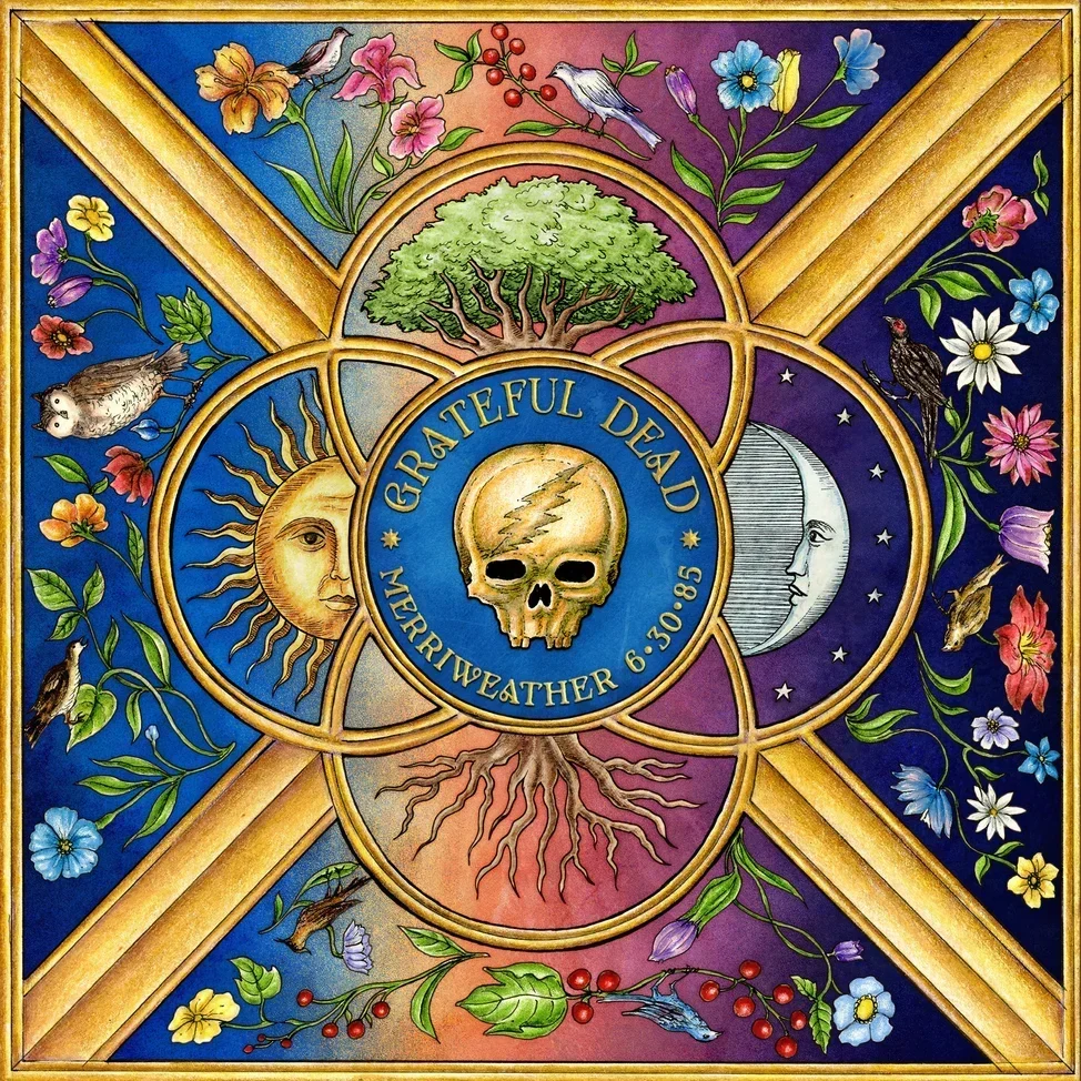 GRATEFUL Dead 'MERRWEATHER Post PAVILION, CO' 4LP Black Vinyl Box Set