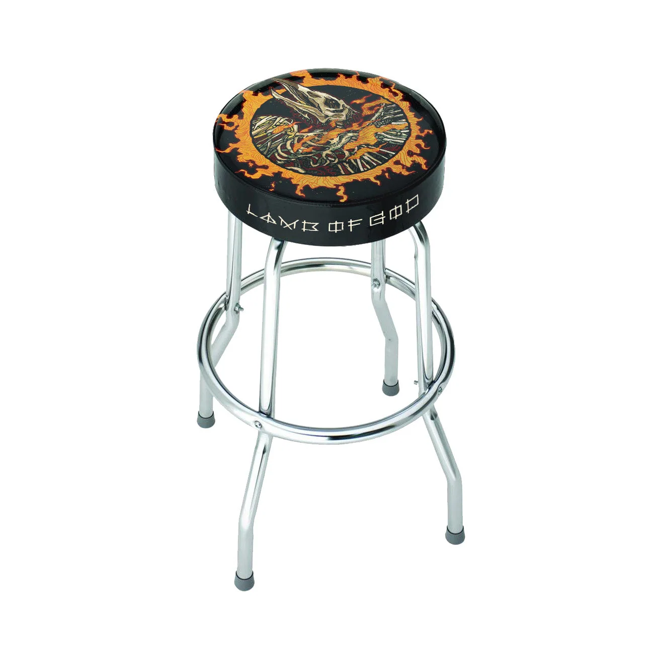 ROCKSAX Lamb of God Omens Bar Stool with Swivel Top