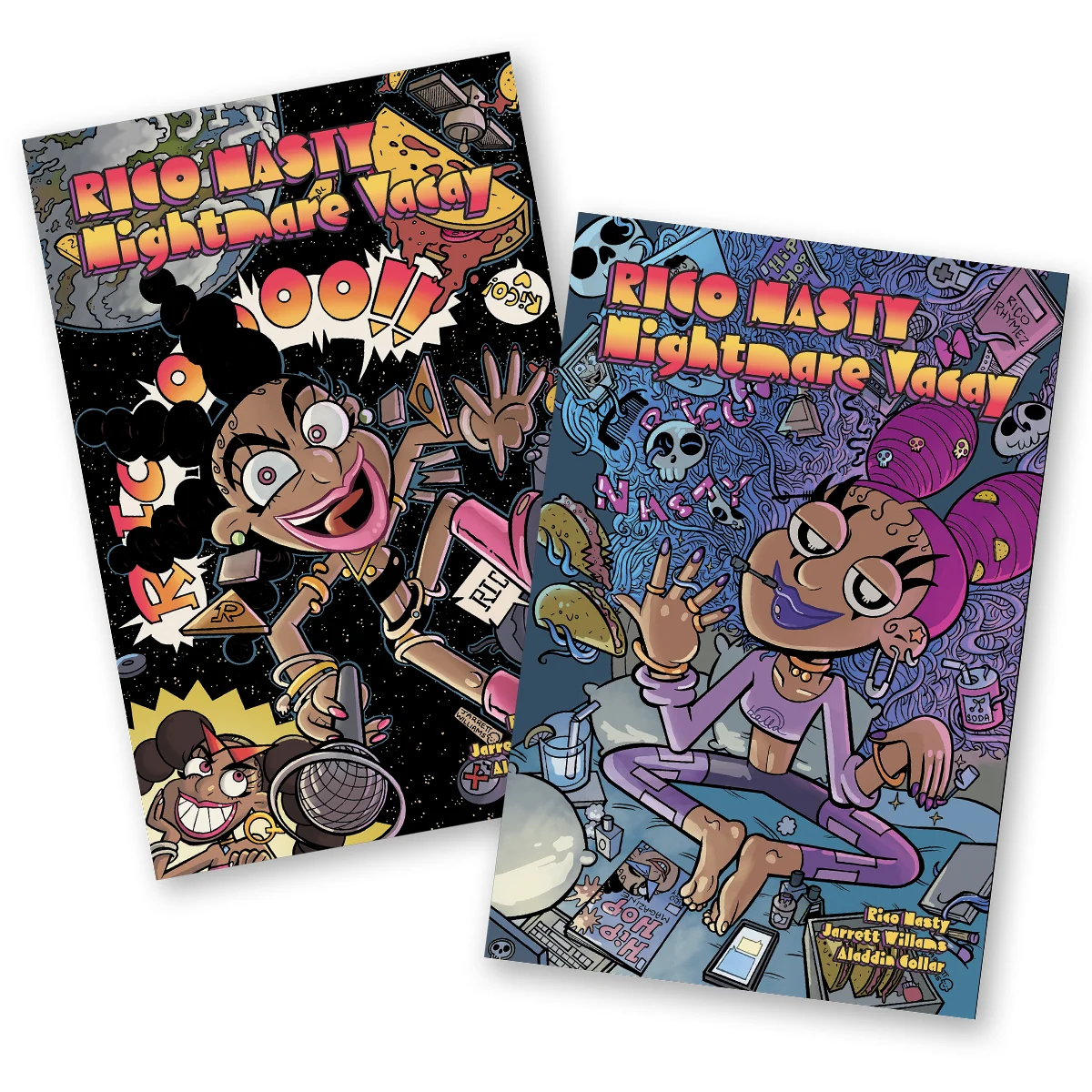 Rico Nasty - NIGHTMARE Vacay Graphic Novel with Taco Bella and Trap Levigne