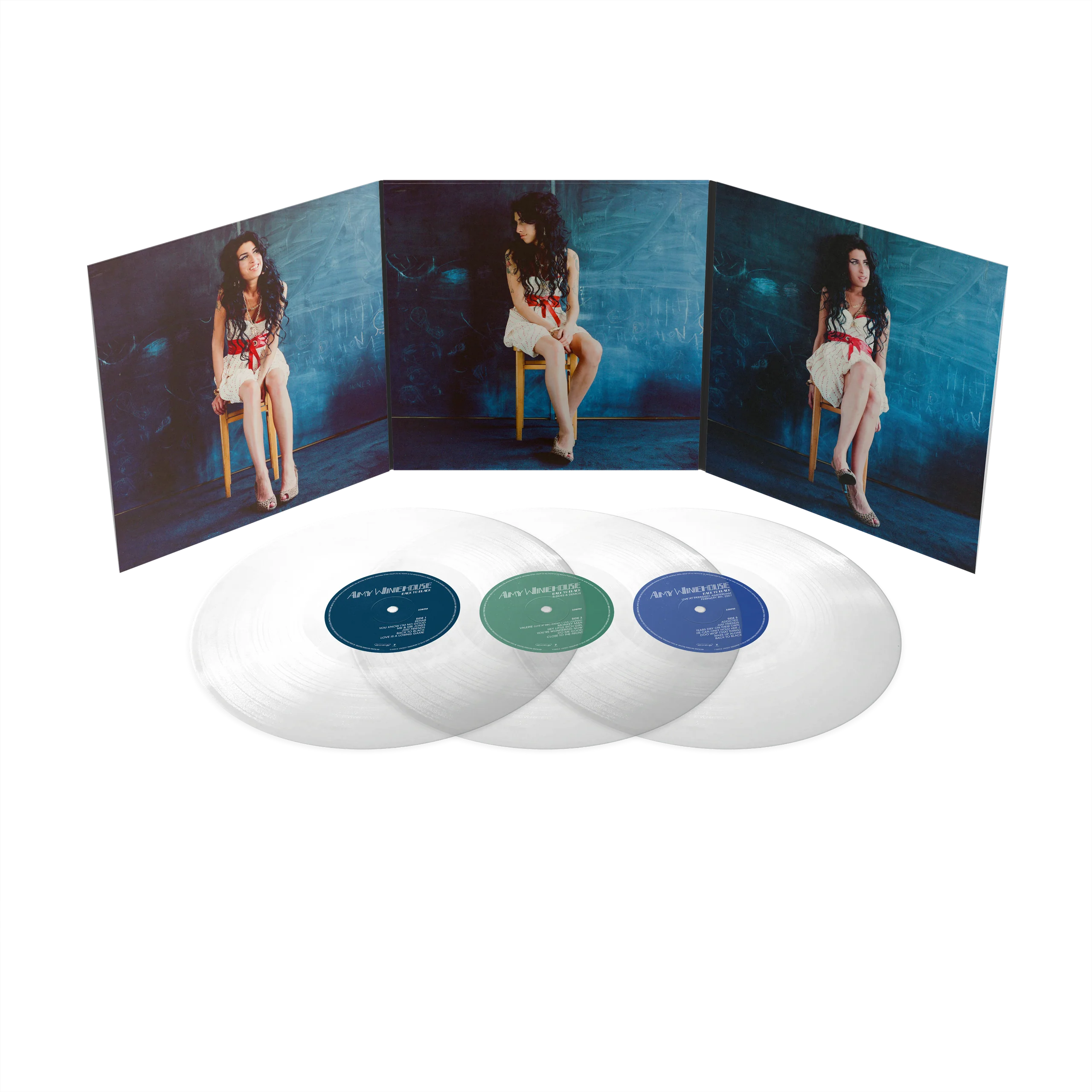 AMY WINEHOUSE 'BACK TO BLACK' 20TH ANNIVERSARY 3LP (Ultra Clear Vinyl)
