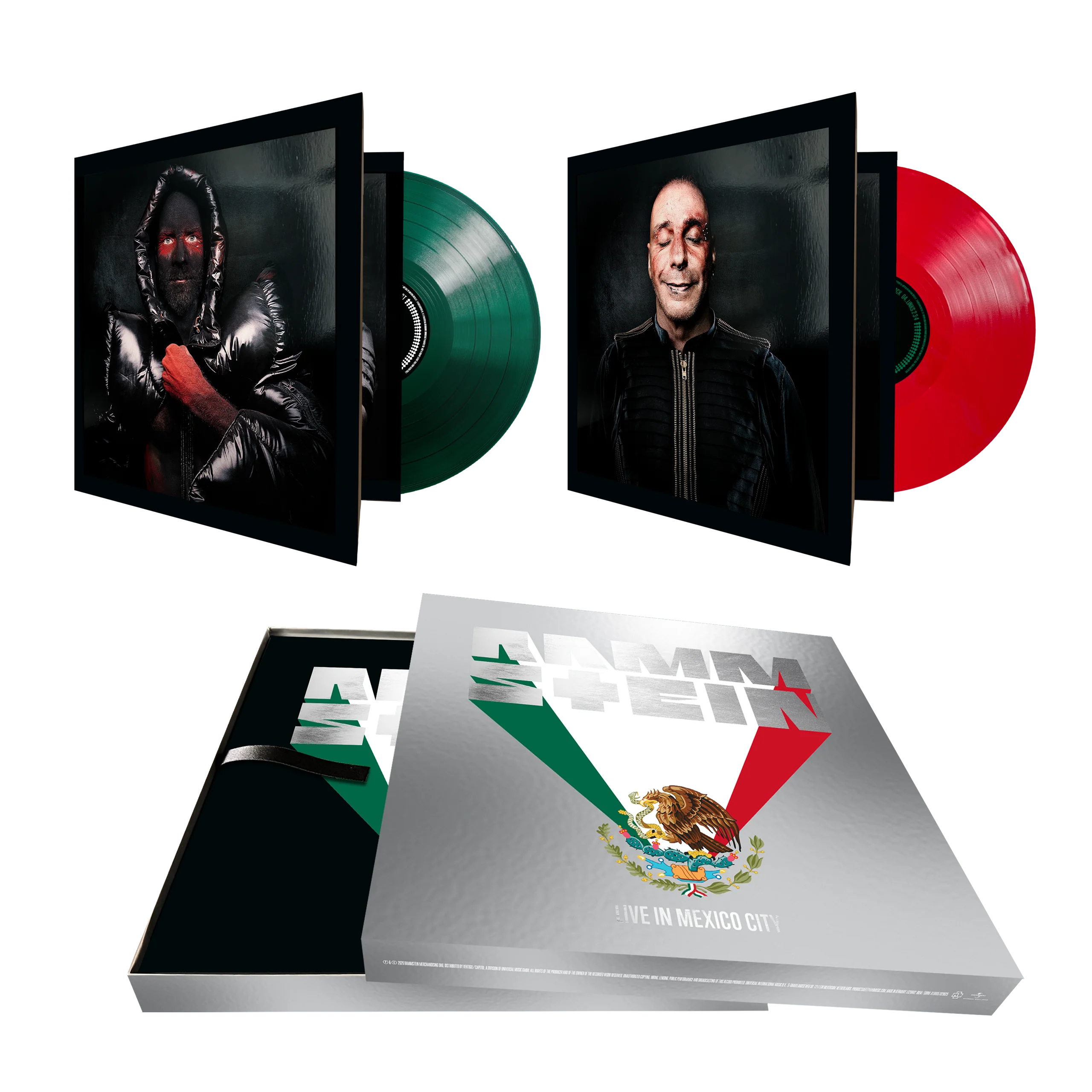 RAMMSTEIN 'LIVE IN MEXICO CITY' 4LP (Red/Green/White Vinyl)