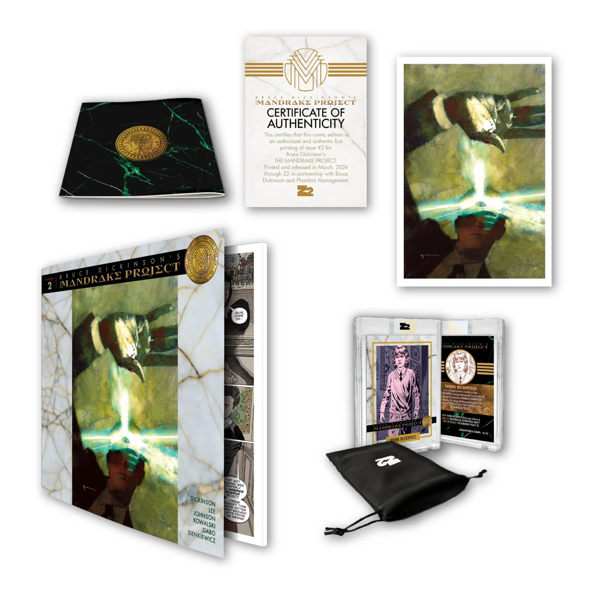 BRUCE DICKINSON'S THE MANDRAKE PROJECT: ISSUE 2  - SIGNED EDITION - 666 AVAILABLE